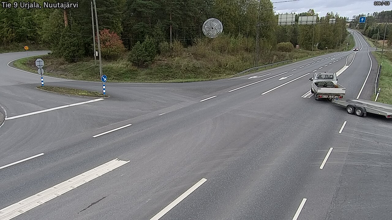 Kelikamerat Kuva Tie 9 Urjala, Nuutajärvi, Urjala, Pirkanmaa