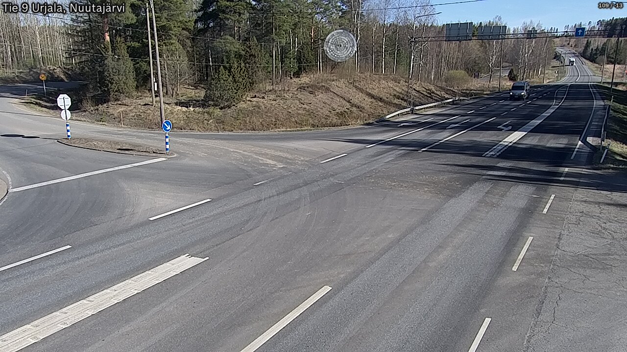Kelikamerat Kuva Tie 9 Urjala, Nuutajärvi, Urjala, Pirkanmaa
