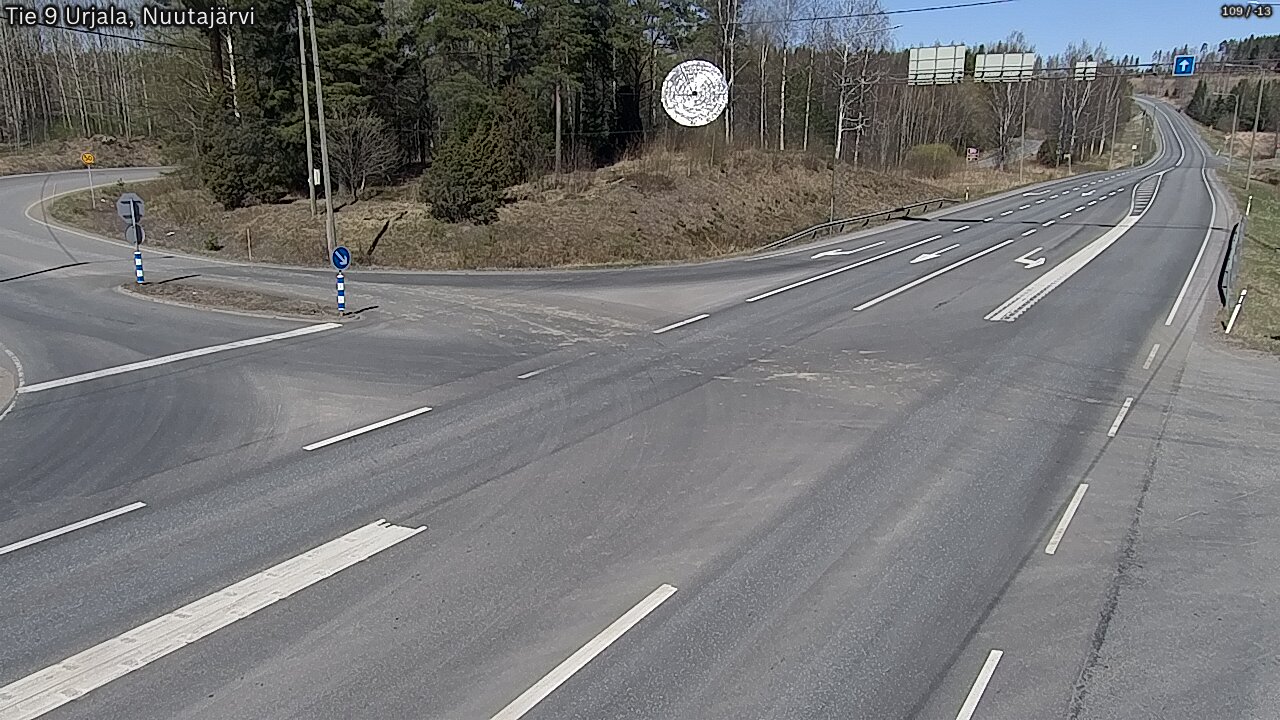 Kelikamerat Kuva Tie 9 Urjala, Nuutajärvi, Urjala, Pirkanmaa