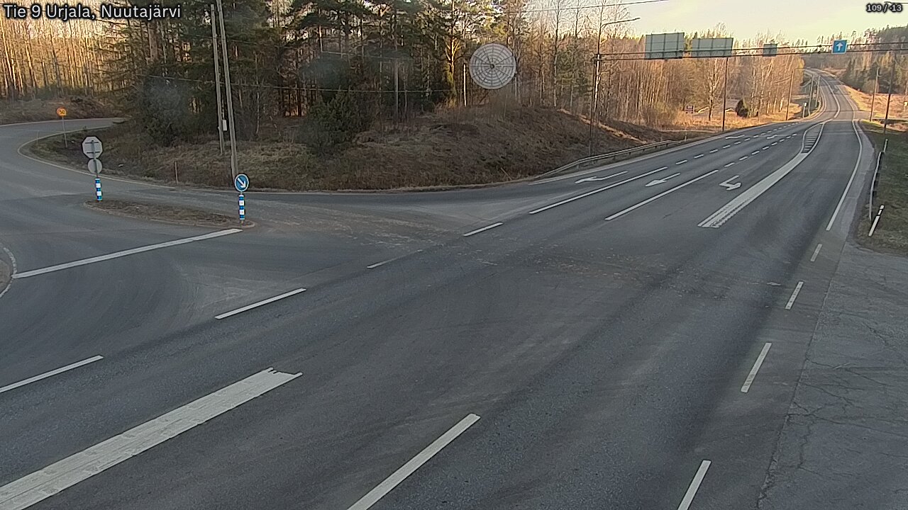 Kelikamerat Kuva Tie 9 Urjala, Nuutajärvi, Urjala, Pirkanmaa