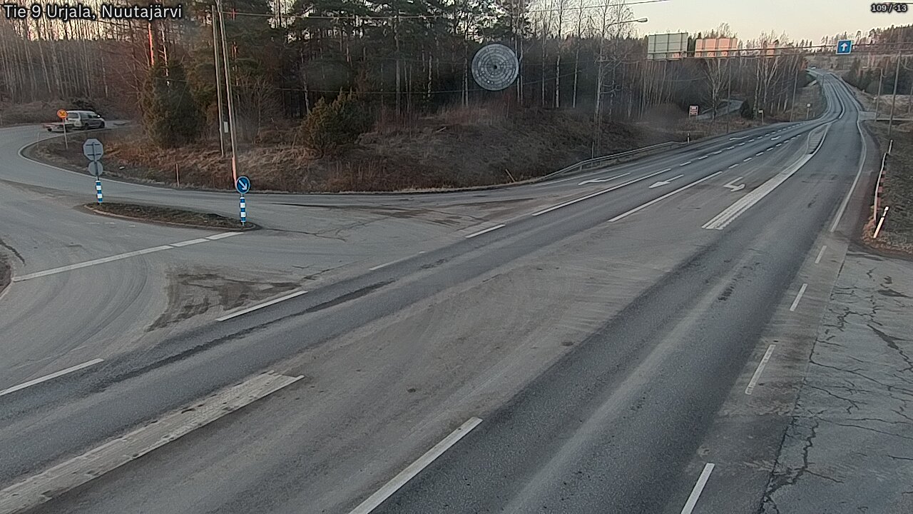 Weather Camera Image Road 9 Urjala, Nuutajärvi, Urjala, Pirkanmaa