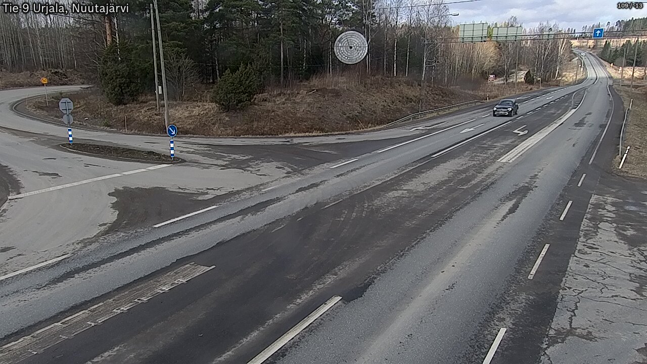Weather Camera Image Road 9 Urjala, Nuutajärvi, Urjala, Pirkanmaa