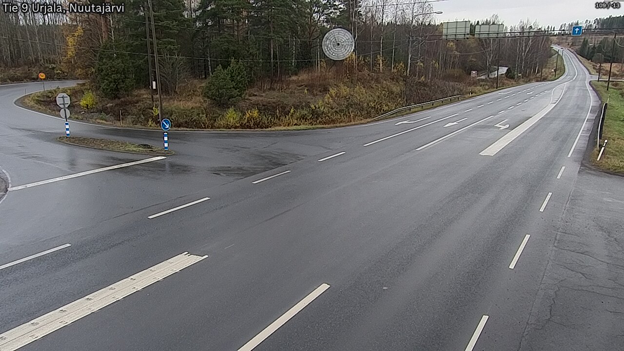 Kelikamerat Kuva Tie 9 Urjala, Nuutajärvi, Urjala, Pirkanmaa