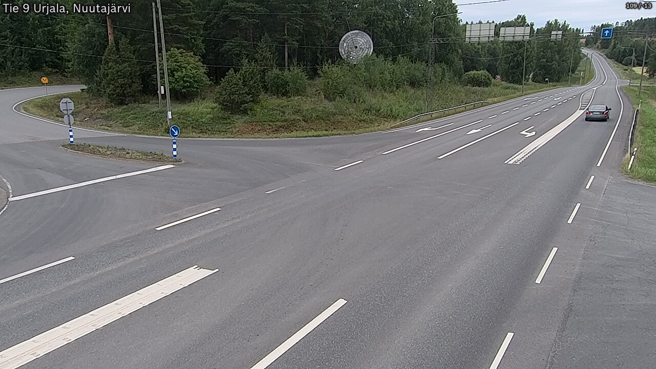 Kelikamerat Kuva Tie 9 Urjala, Nuutajärvi, Urjala, Pirkanmaa