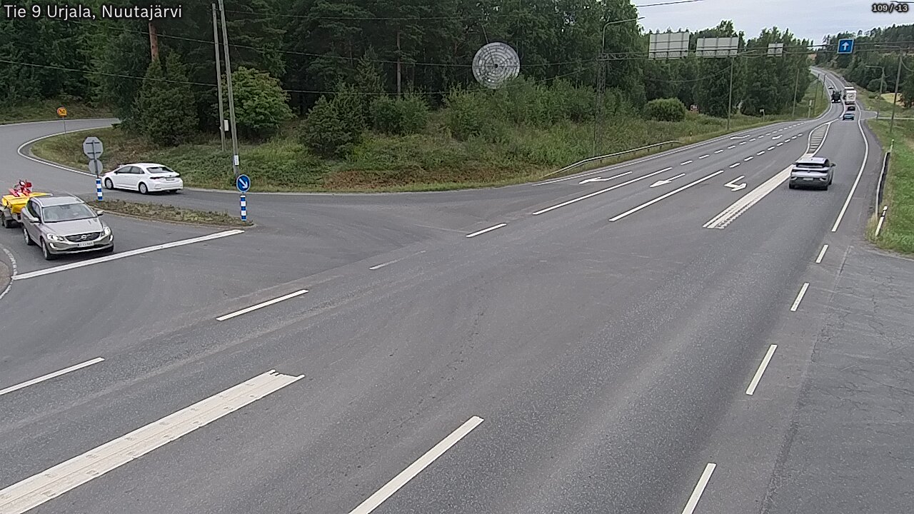 Kelikamerat Kuva Tie 9 Urjala, Nuutajärvi, Urjala, Pirkanmaa