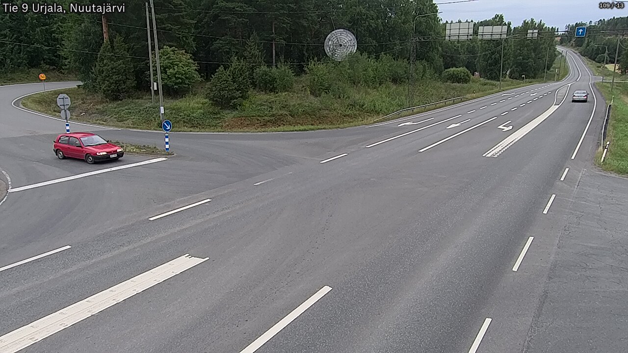 Kelikamerat Kuva Tie 9 Urjala, Nuutajärvi, Urjala, Pirkanmaa