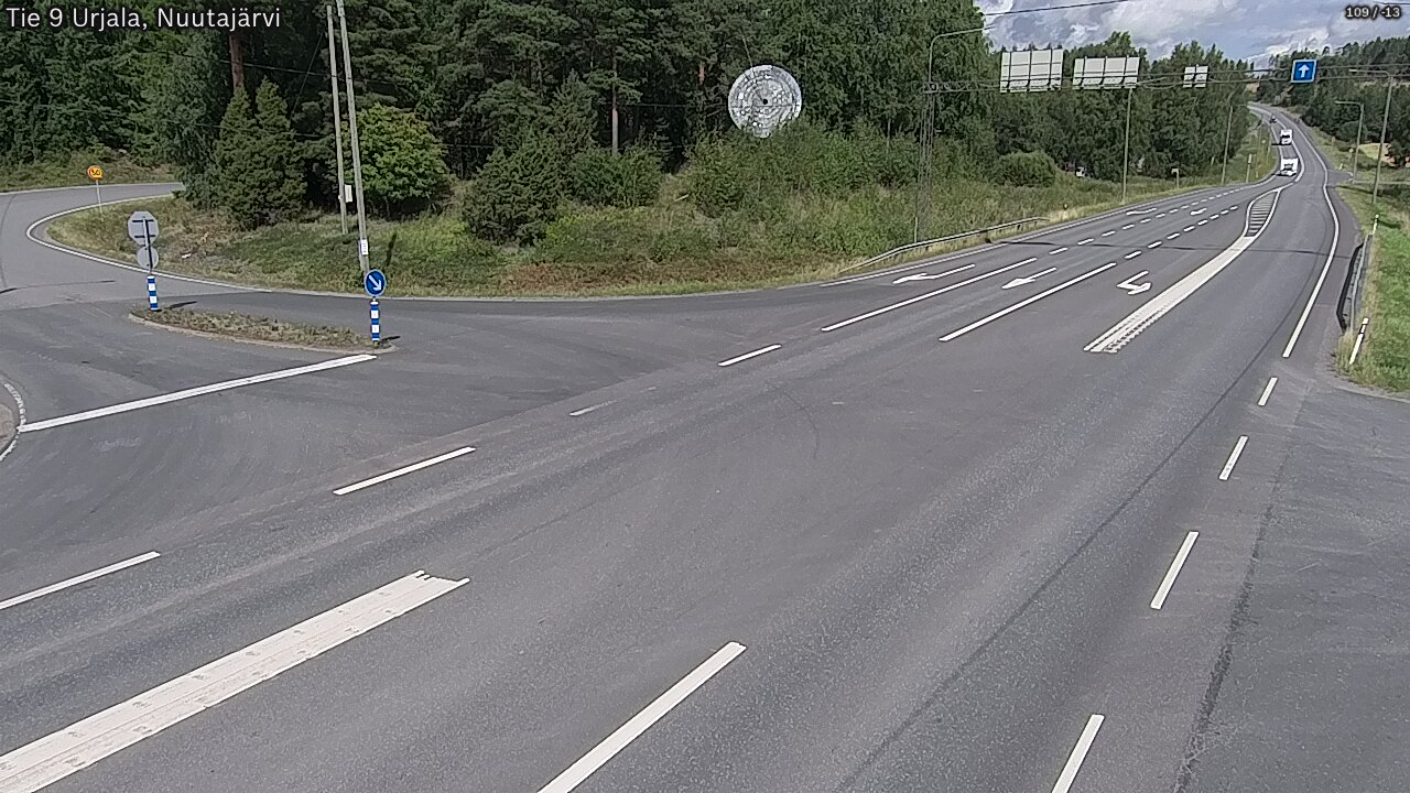 Kelikamerat Kuva Tie 9 Urjala, Nuutajärvi, Urjala, Pirkanmaa