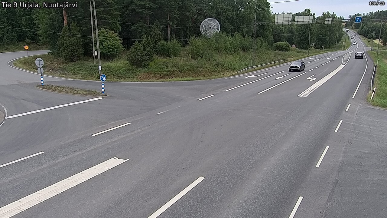 Kelikamerat Kuva Tie 9 Urjala, Nuutajärvi, Urjala, Pirkanmaa