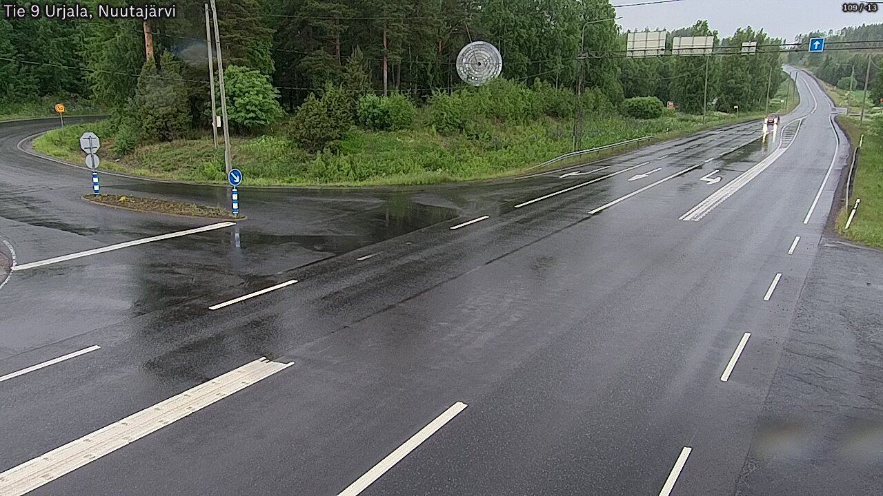 Kelikamerat Kuva Tie 9 Urjala, Nuutajärvi, Urjala, Pirkanmaa