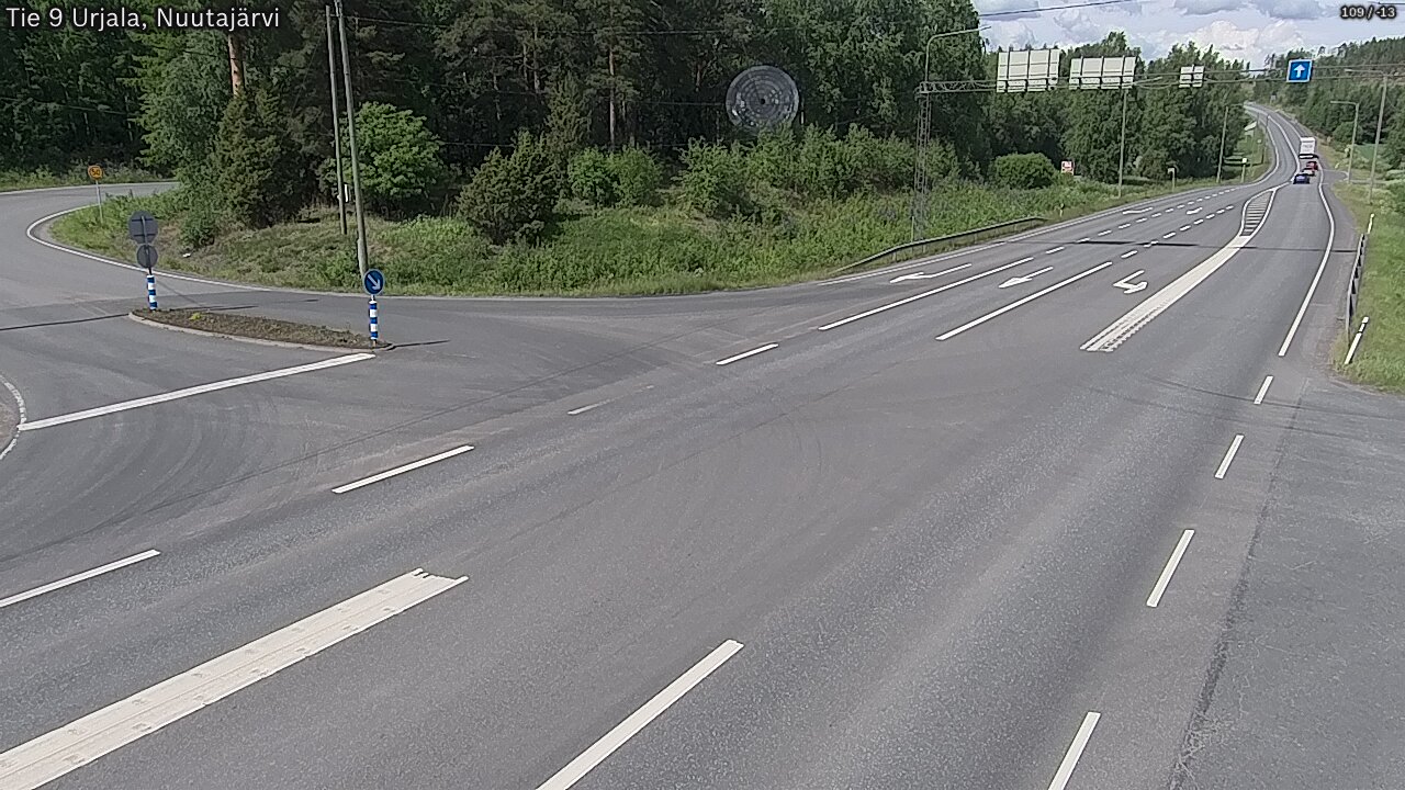 Kelikamerat Kuva Tie 9 Urjala, Nuutajärvi, Urjala, Pirkanmaa