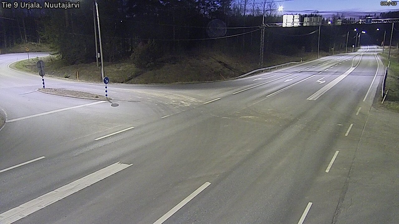 Weather Camera Image Road 9 Urjala, Nuutajärvi, Urjala, Pirkanmaa