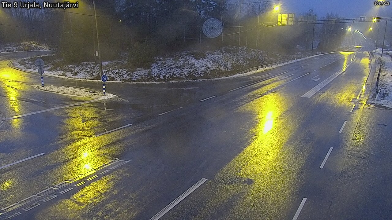 Weather Camera Image Väg 9 Urjala, Notsjö, Urjala, Pirkanmaa