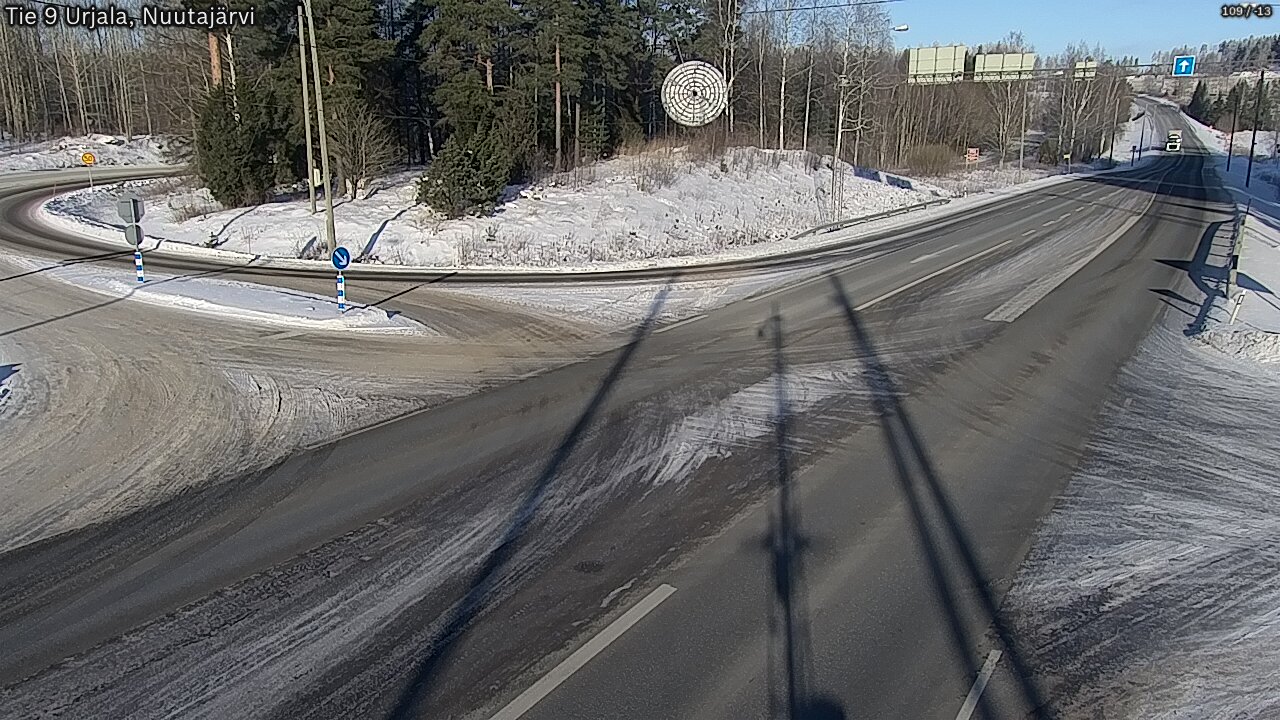 Weather Camera Image Road 9 Urjala, Nuutajärvi, Urjala, Pirkanmaa