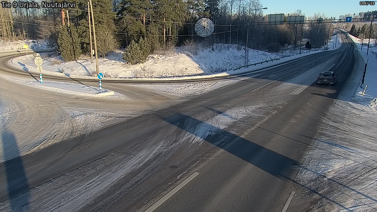 Weather Camera Image Väg 9 Urjala, Notsjö, Urjala, Pirkanmaa