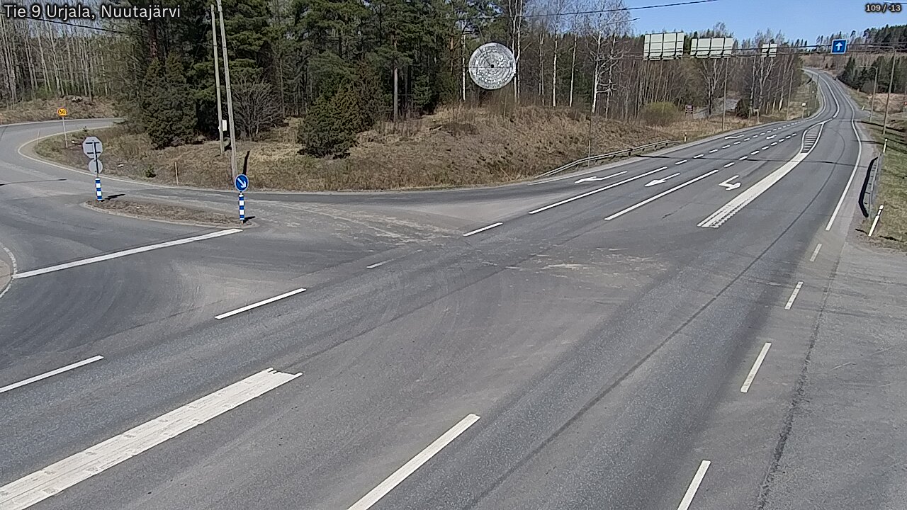 Kelikamerat Kuva Tie 9 Urjala, Nuutajärvi, Urjala, Pirkanmaa