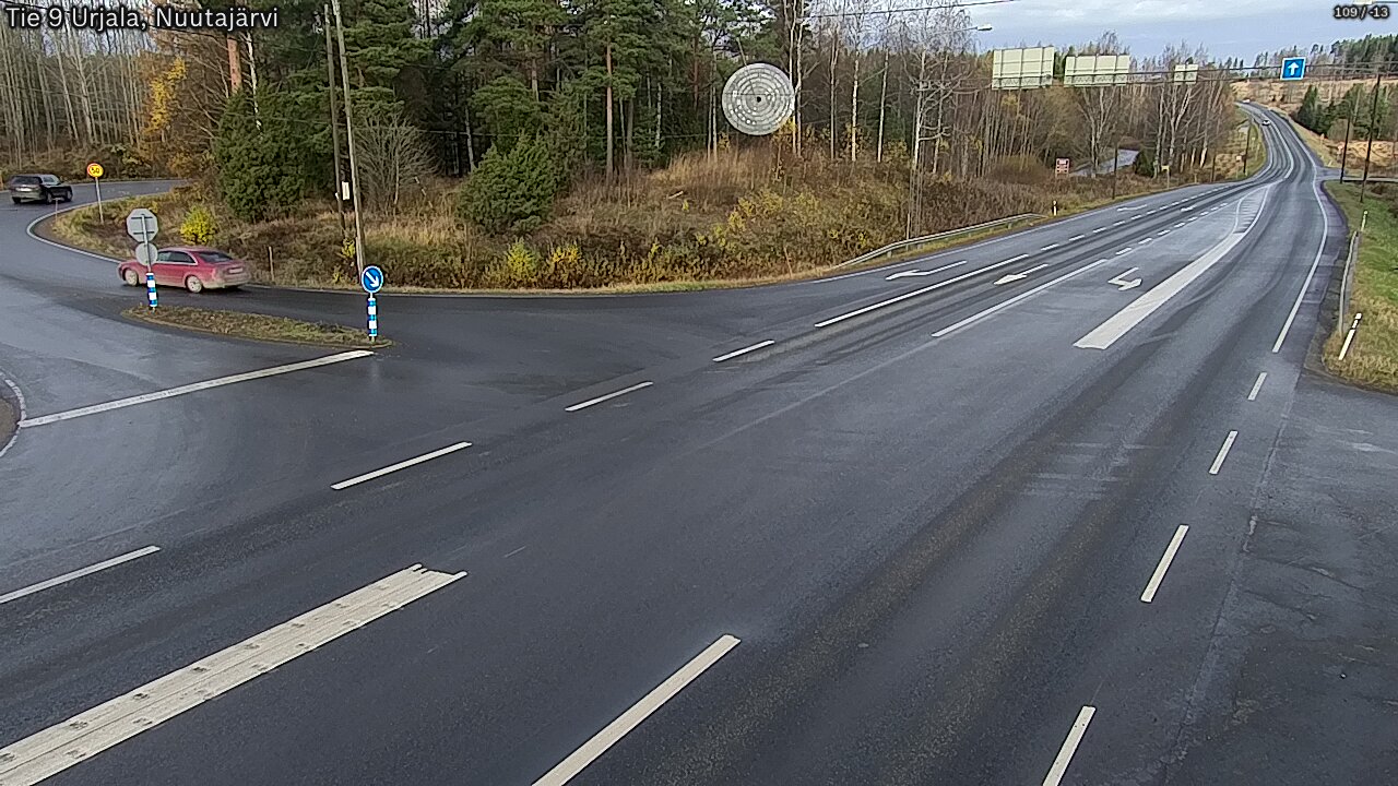 Kelikamerat Kuva Tie 9 Urjala, Nuutajärvi, Urjala, Pirkanmaa