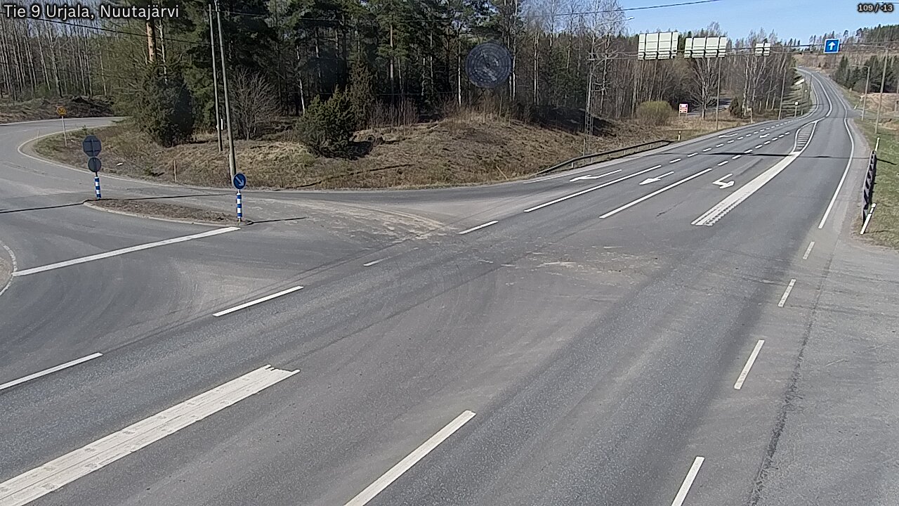 Kelikamerat Kuva Tie 9 Urjala, Nuutajärvi, Urjala, Pirkanmaa
