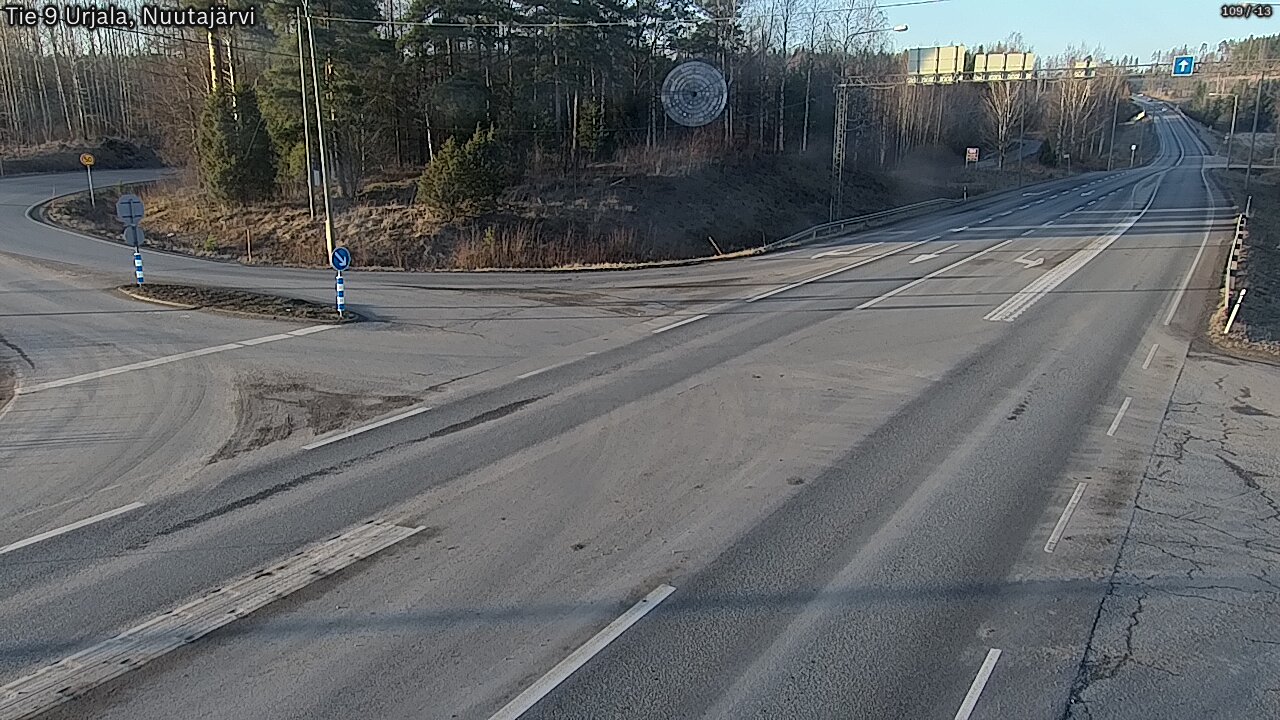 Weather Camera Image Road 9 Urjala, Nuutajärvi, Urjala, Pirkanmaa