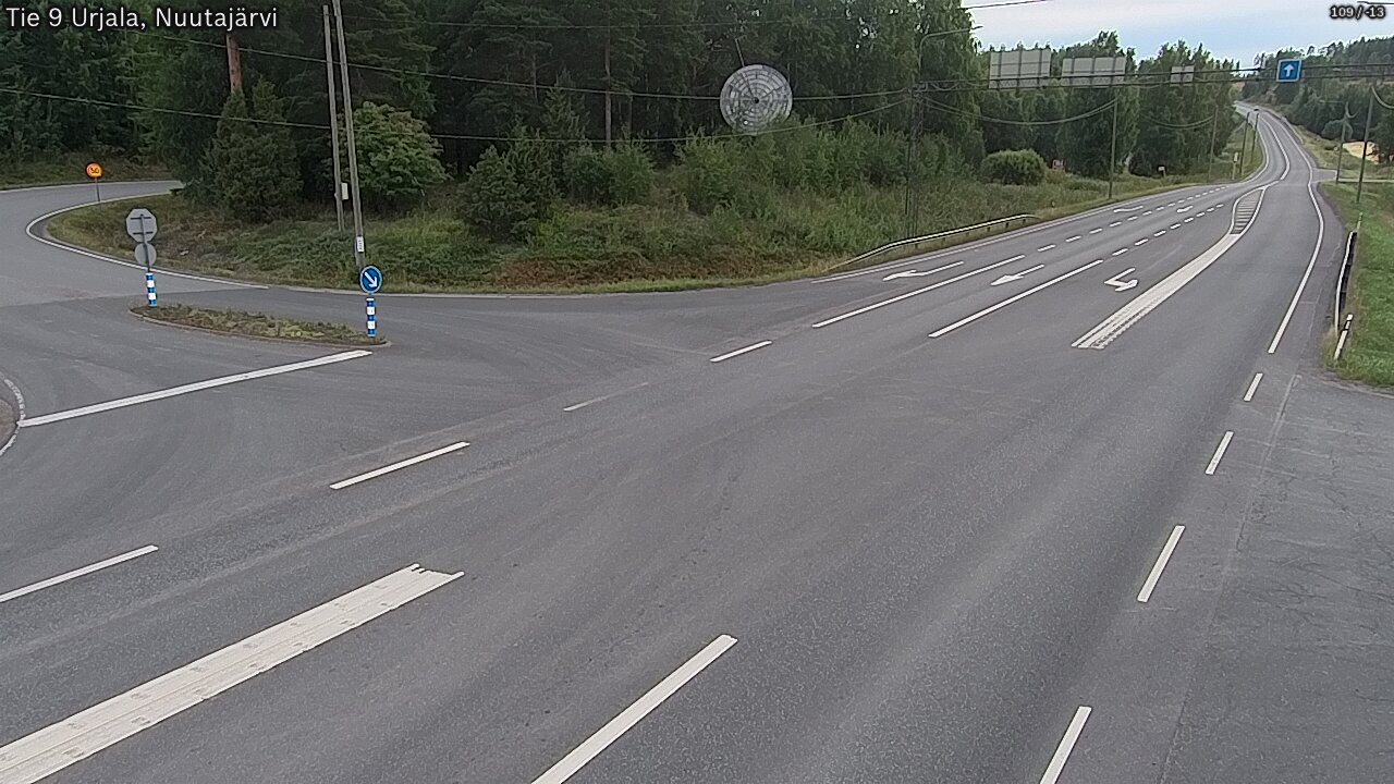 Kelikamerat Kuva Tie 9 Urjala, Nuutajärvi, Urjala, Pirkanmaa