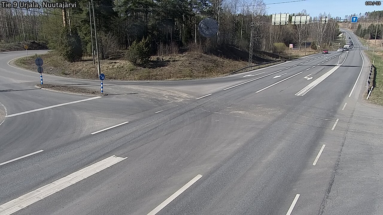 Kelikamerat Kuva Tie 9 Urjala, Nuutajärvi, Urjala, Pirkanmaa