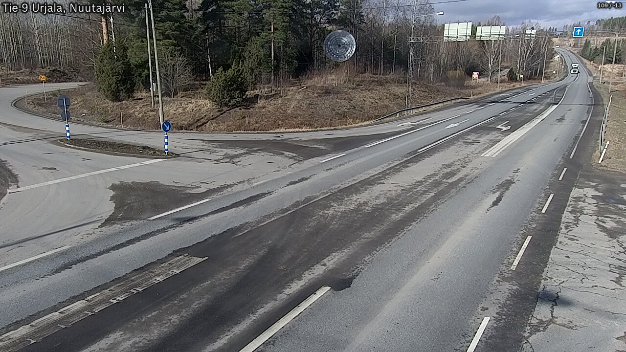 Weather Camera Image Road 9 Urjala, Nuutajärvi, Urjala, Pirkanmaa