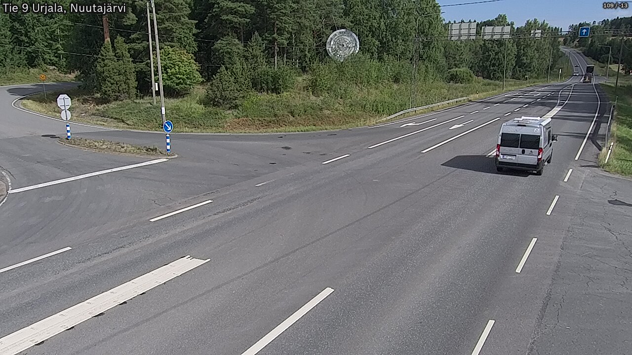 Kelikamerat Kuva Tie 9 Urjala, Nuutajärvi, Urjala, Pirkanmaa
