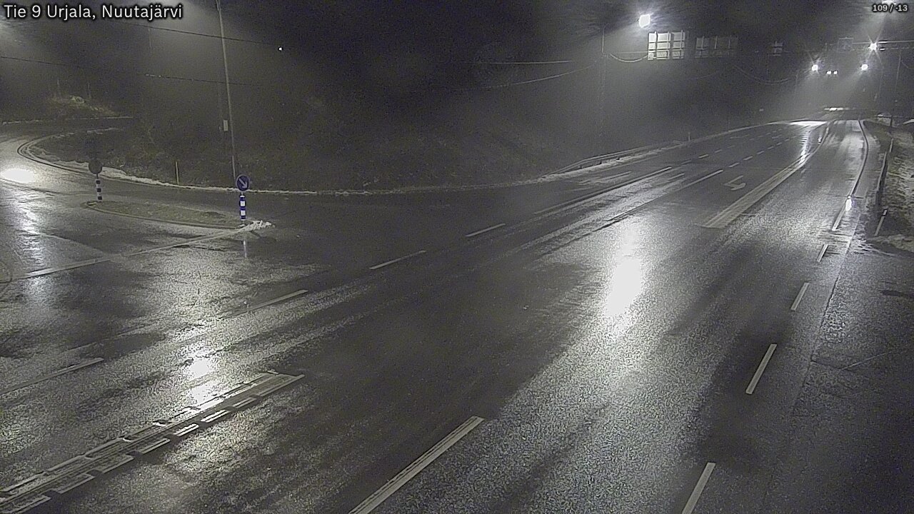 Weather Camera Image Väg 9 Urjala, Notsjö, Urjala, Pirkanmaa