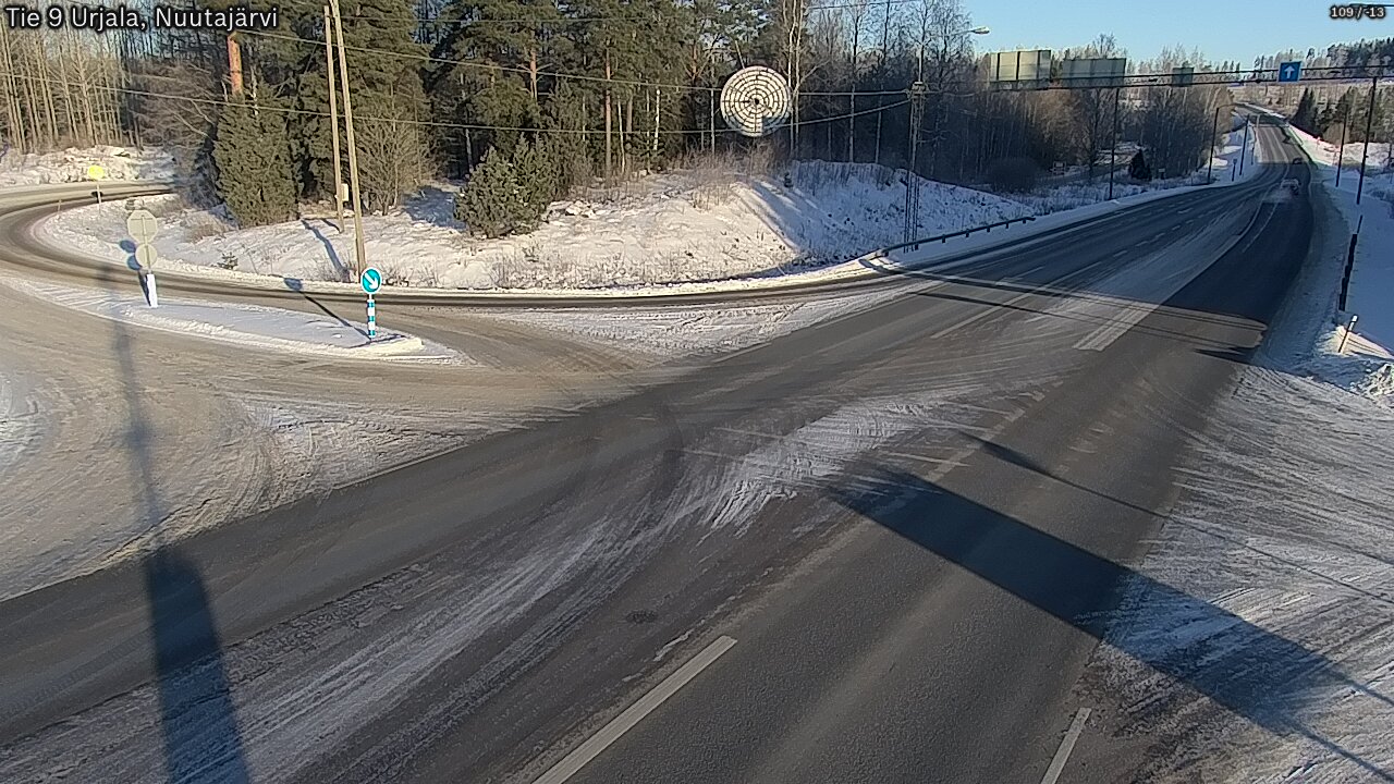 Weather Camera Image Väg 9 Urjala, Notsjö, Urjala, Pirkanmaa