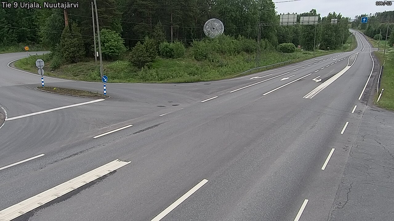Kelikamerat Kuva Tie 9 Urjala, Nuutajärvi, Urjala, Pirkanmaa