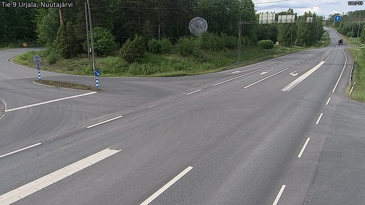 Kelikamerat Kuva Tie 9 Urjala, Nuutajärvi, Urjala, Pirkanmaa