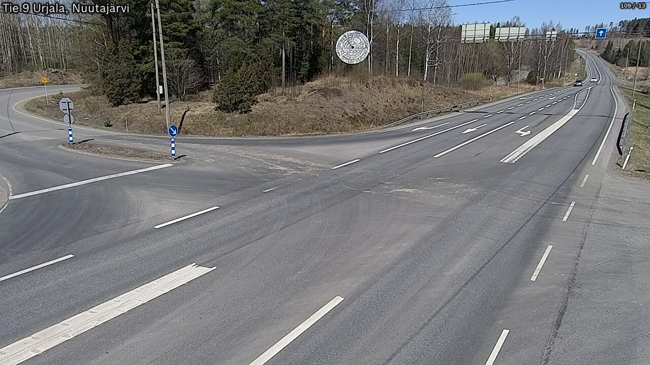 Kelikamerat Kuva Tie 9 Urjala, Nuutajärvi, Urjala, Pirkanmaa