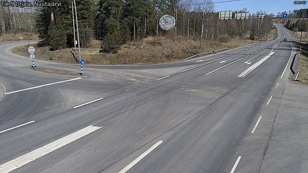 Kelikamerat Kuva Tie 9 Urjala, Nuutajärvi, Urjala, Pirkanmaa
