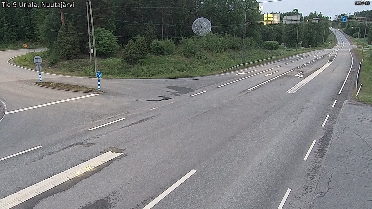 Kelikamerat Kuva Tie 9 Urjala, Nuutajärvi, Urjala, Pirkanmaa