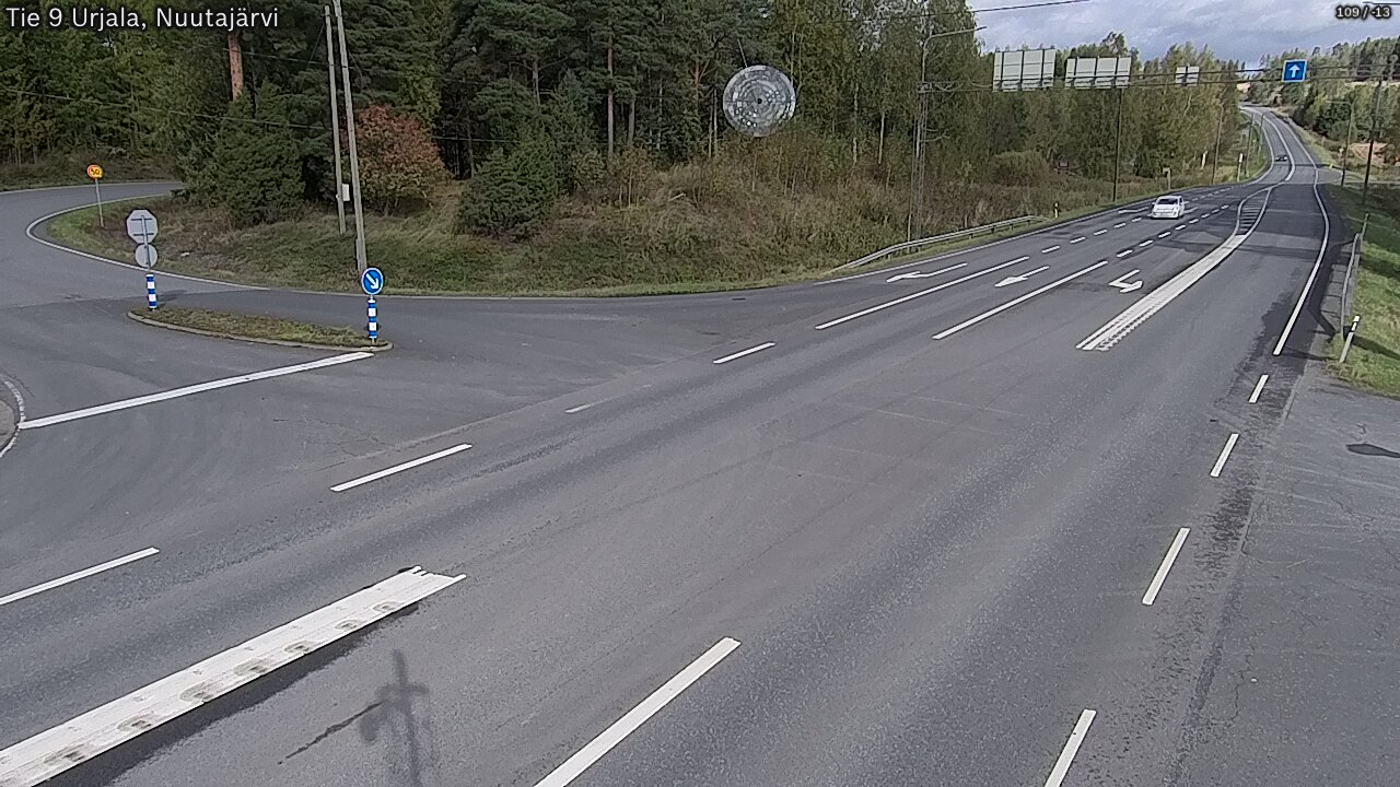 Weather Camera Image Väg 9 Urjala, Notsjö, Urjala, Pirkanmaa