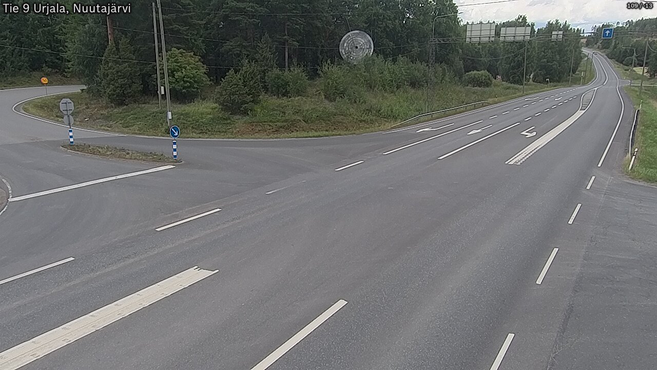 Kelikamerat Kuva Tie 9 Urjala, Nuutajärvi, Urjala, Pirkanmaa