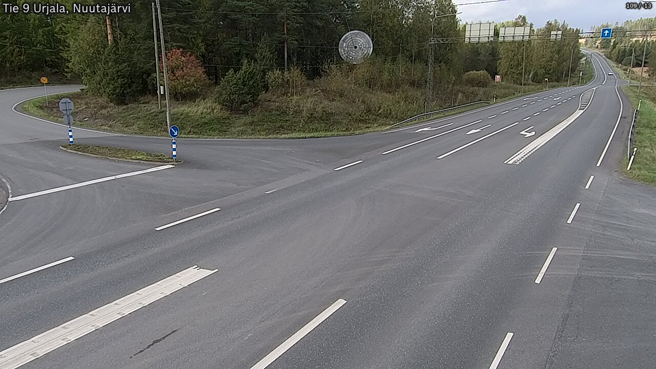 Kelikamerat Kuva Tie 9 Urjala, Nuutajärvi, Urjala, Pirkanmaa