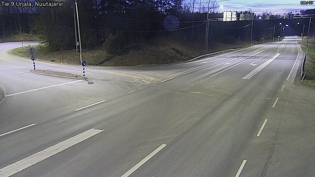 Weather Camera Image Road 9 Urjala, Nuutajärvi, Urjala, Pirkanmaa