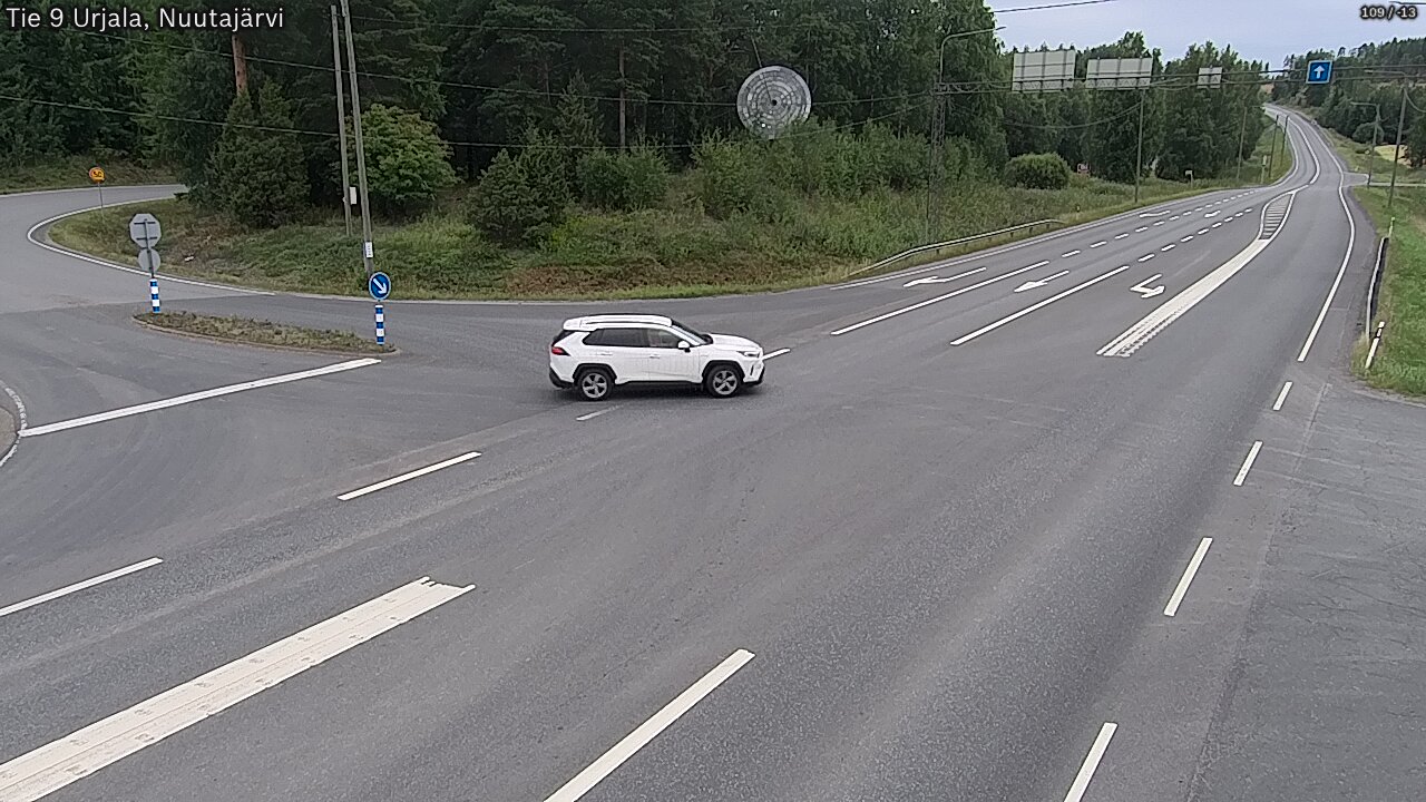 Kelikamerat Kuva Tie 9 Urjala, Nuutajärvi, Urjala, Pirkanmaa