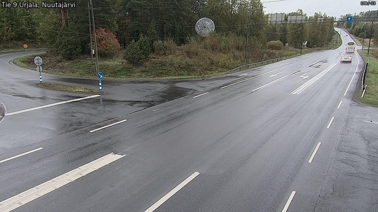 Kelikamerat Kuva Tie 9 Urjala, Nuutajärvi, Urjala, Pirkanmaa