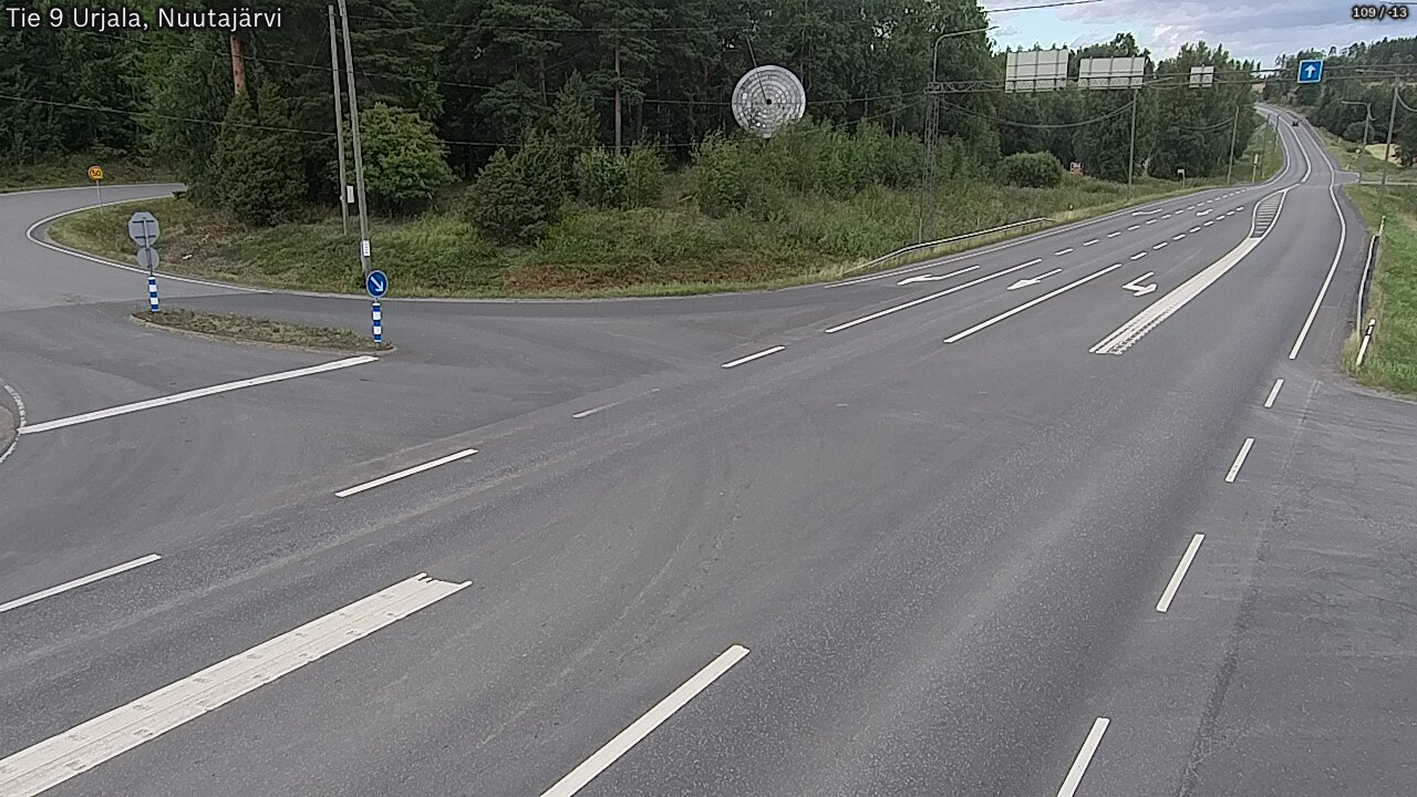 Kelikamerat Kuva Tie 9 Urjala, Nuutajärvi, Urjala, Pirkanmaa