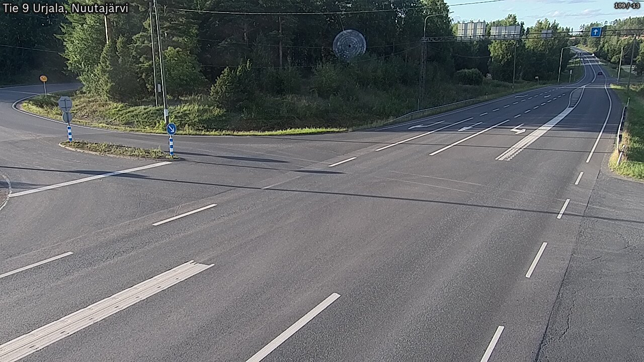 Kelikamerat Kuva Tie 9 Urjala, Nuutajärvi, Urjala, Pirkanmaa