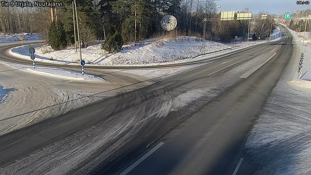Weather Camera Image Road 9 Urjala, Nuutajärvi, Urjala, Pirkanmaa