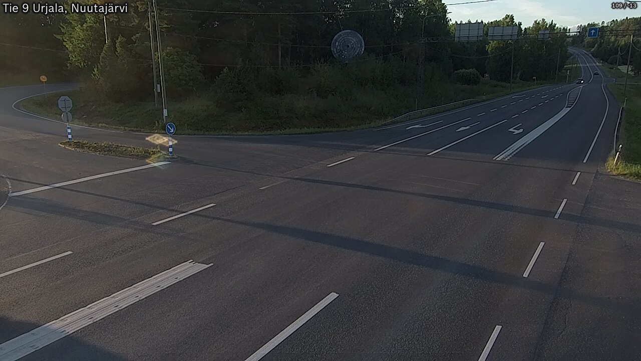 Kelikamerat Kuva Tie 9 Urjala, Nuutajärvi, Urjala, Pirkanmaa