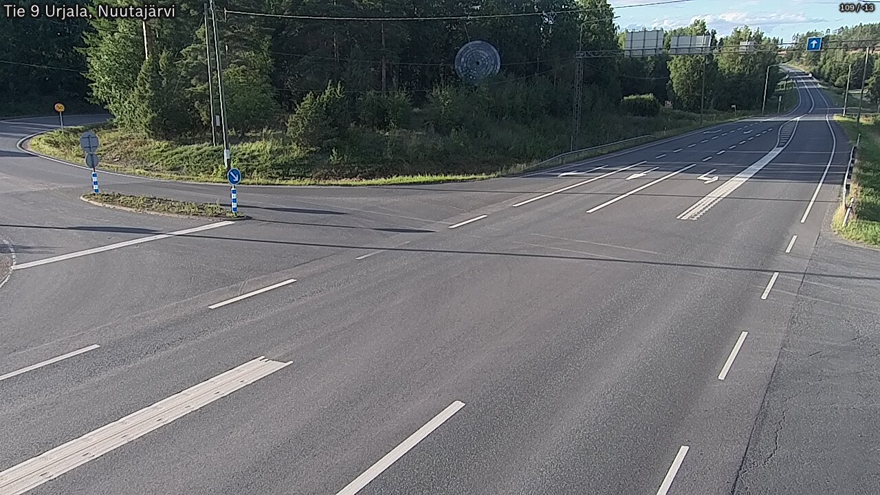 Kelikamerat Kuva Tie 9 Urjala, Nuutajärvi, Urjala, Pirkanmaa