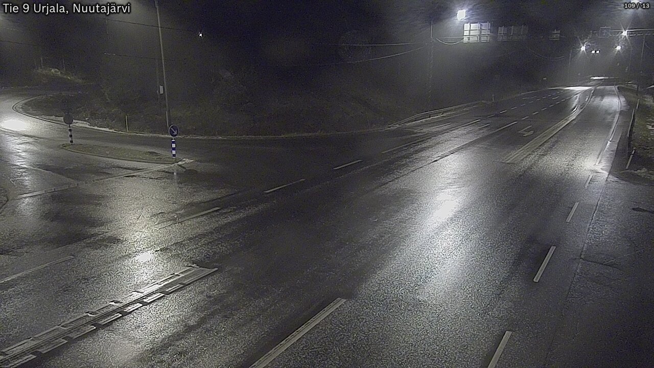 Weather Camera Image Väg 9 Urjala, Notsjö, Urjala, Pirkanmaa