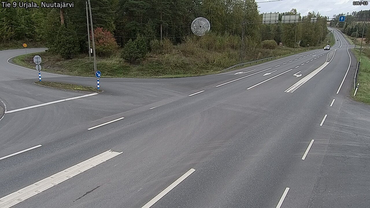 Kelikamerat Kuva Tie 9 Urjala, Nuutajärvi, Urjala, Pirkanmaa