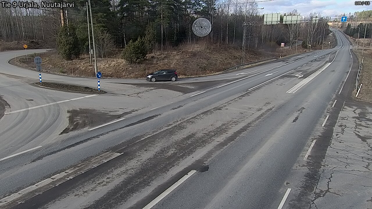 Weather Camera Image Road 9 Urjala, Nuutajärvi, Urjala, Pirkanmaa