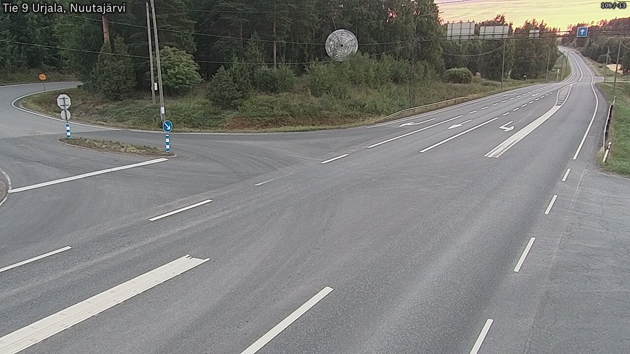 Kelikamerat Kuva Tie 9 Urjala, Nuutajärvi, Urjala, Pirkanmaa