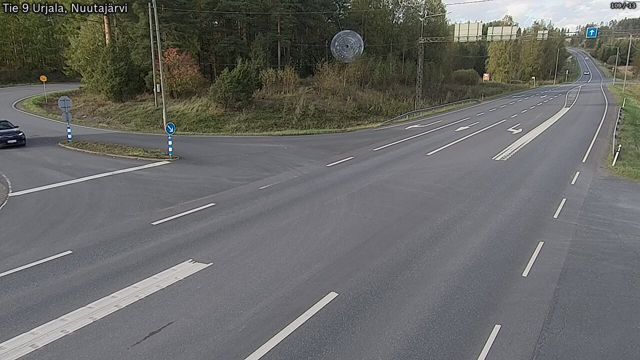 Weather Camera Image Väg 9 Urjala, Notsjö, Urjala, Pirkanmaa