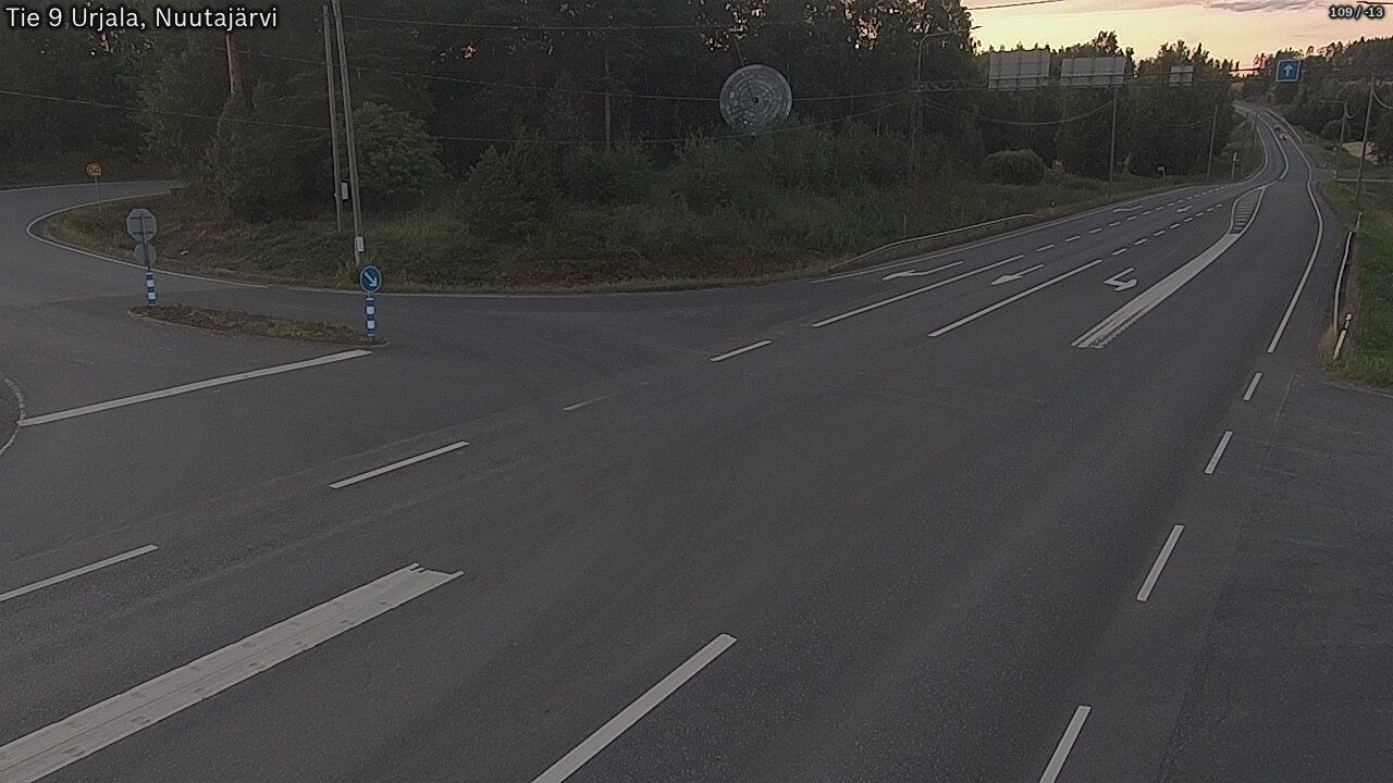 Kelikamerat Kuva Tie 9 Urjala, Nuutajärvi, Urjala, Pirkanmaa